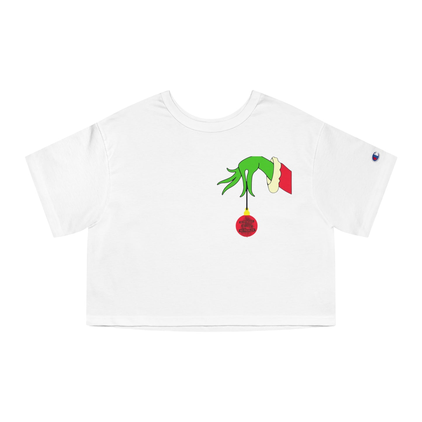 Forensic Files Grinch Champion Women's Heritage Cropped T-Shirt