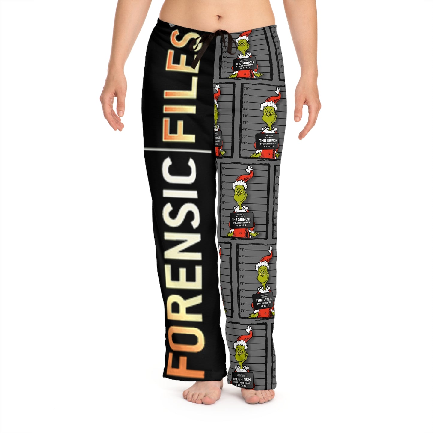 Forensic Files Christmas Pajama PantsWomen's Pajama Pants (AOP)