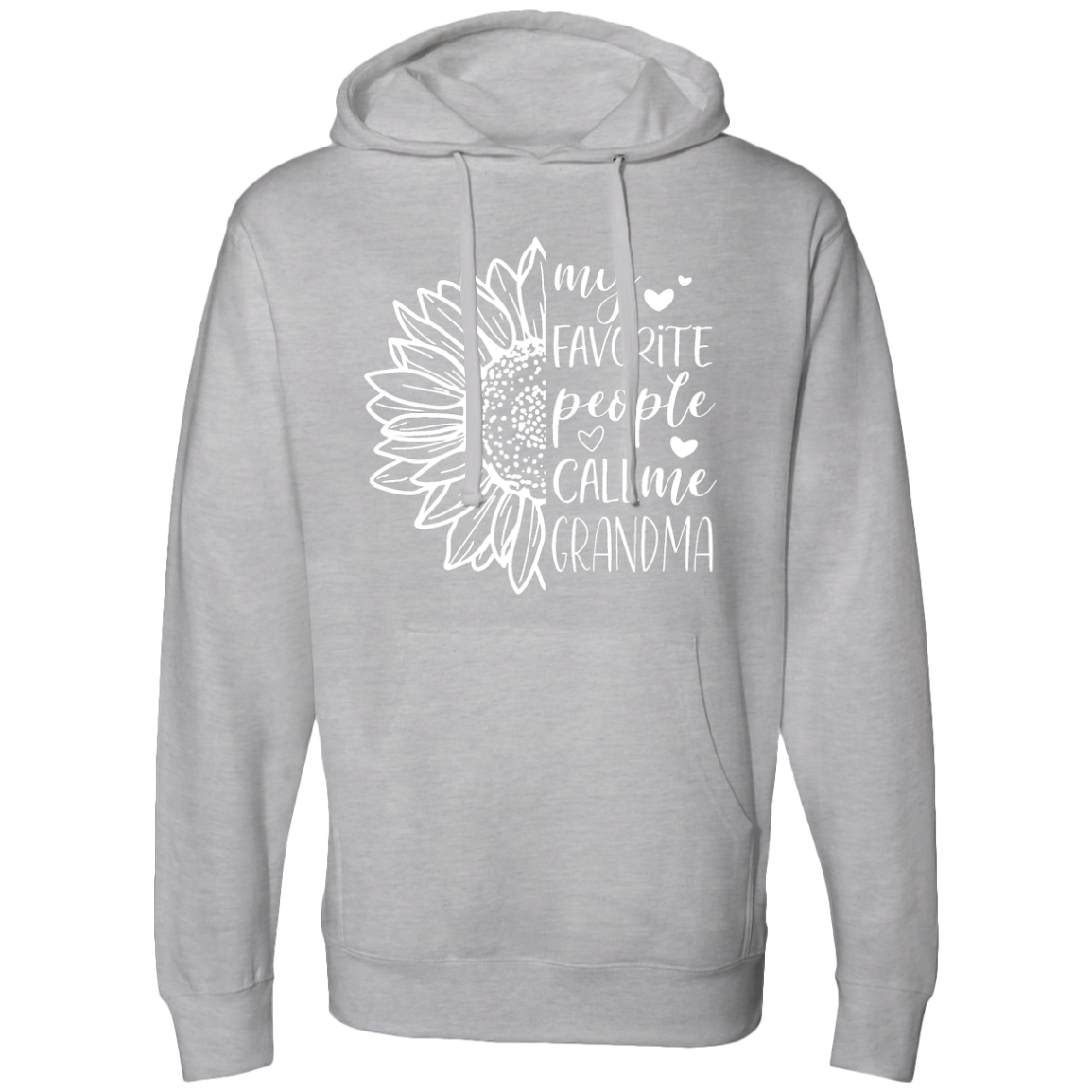 Grandma Hoodie - My Favorite People Call Me Grandma - Midweight Hooded Sweatshirt