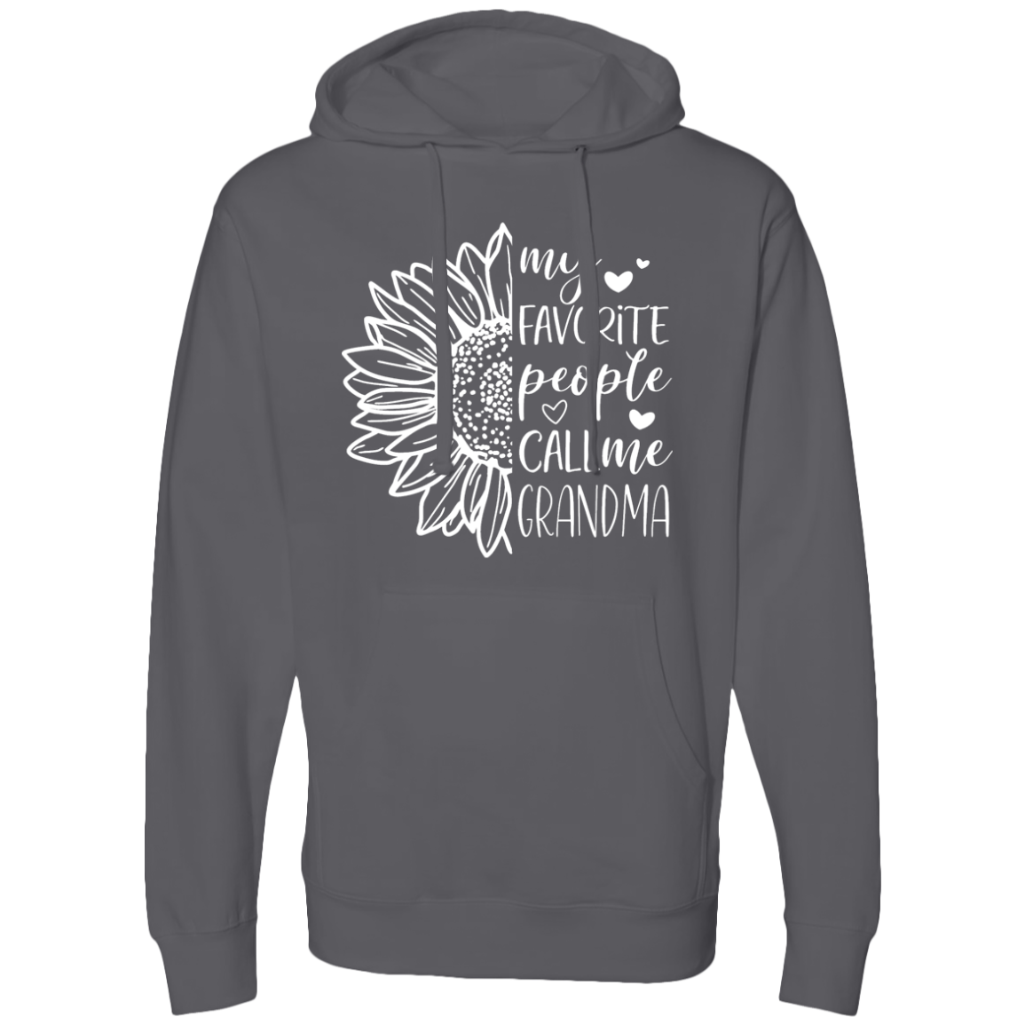 Grandma Hoodie - My Favorite People Call Me Grandma - Midweight Hooded Sweatshirt