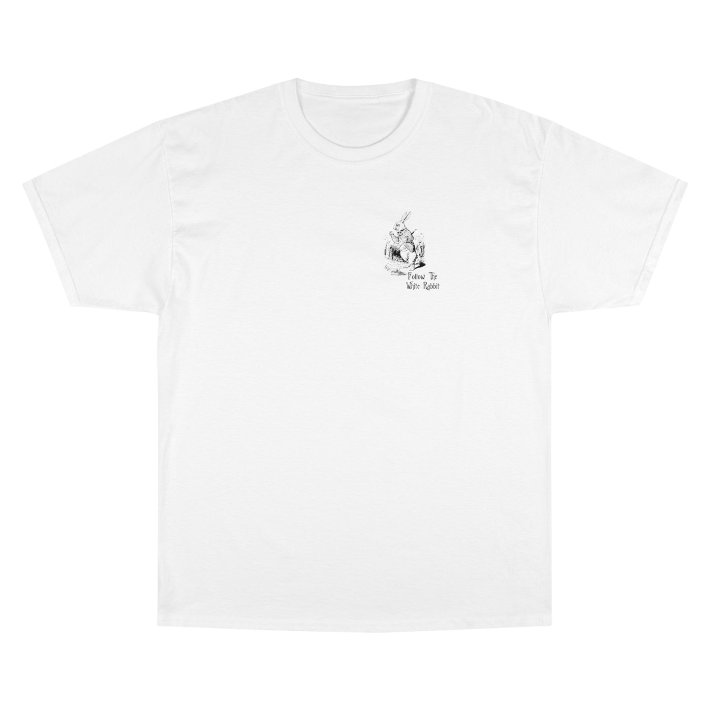 Alice in Wonderland / Matrix / White Rabbit Champion T-Shirt