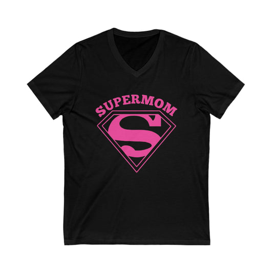 Unisex Jersey Short Sleeve V-Neck Tee