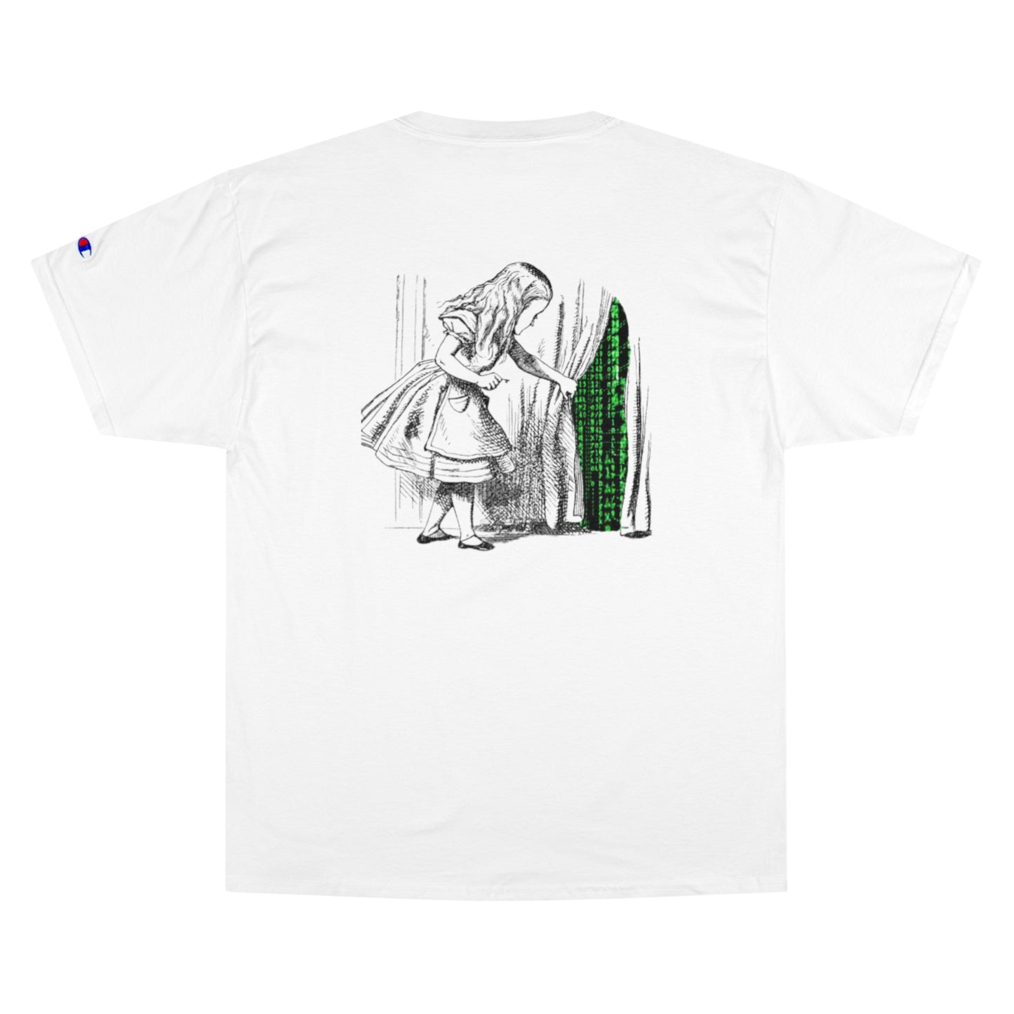 Alice in Wonderland / Matrix / White Rabbit Champion T-Shirt