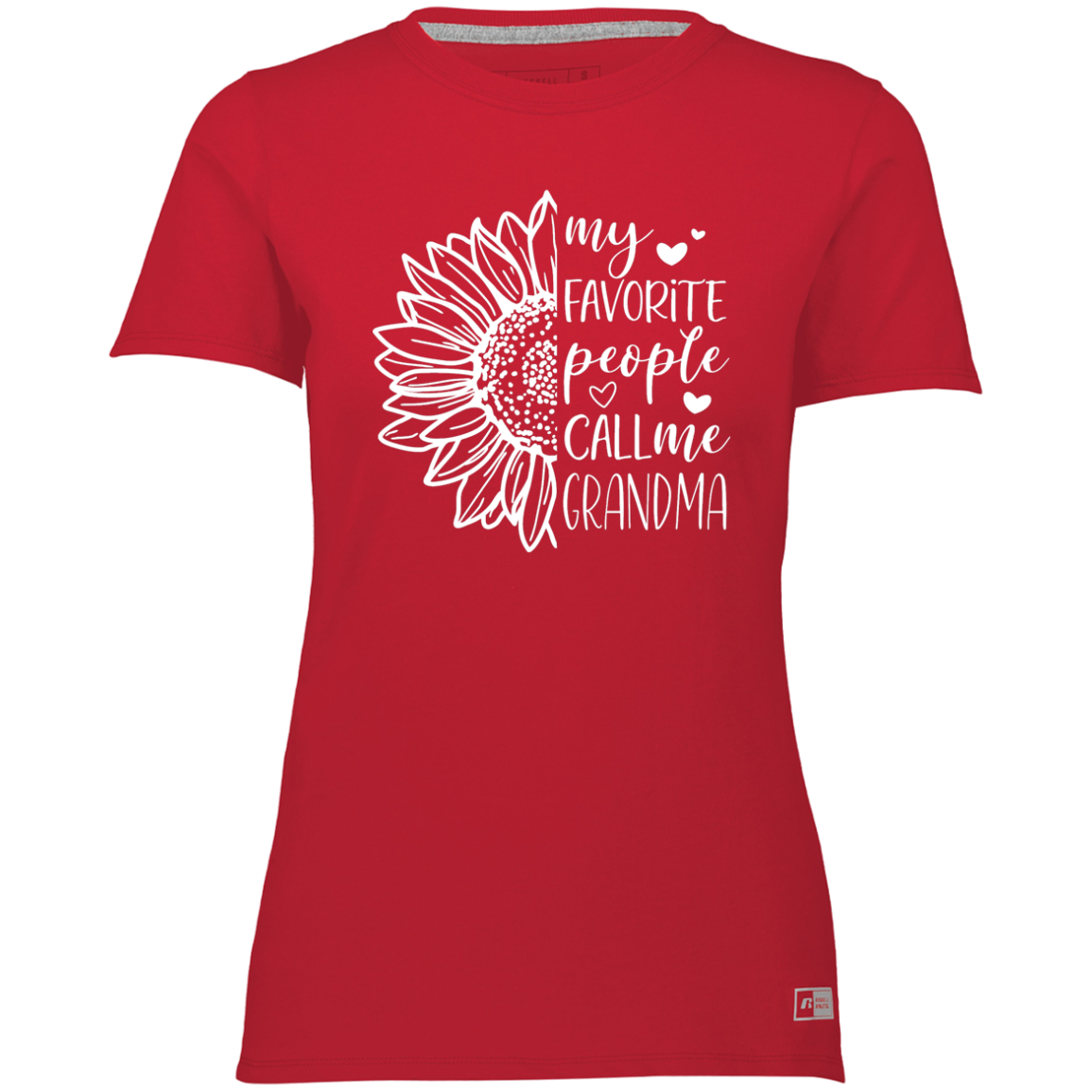 Grandma Tee - My Favorite People Call Me Grandma -  Ladies’ Essential Dri-Power Tee