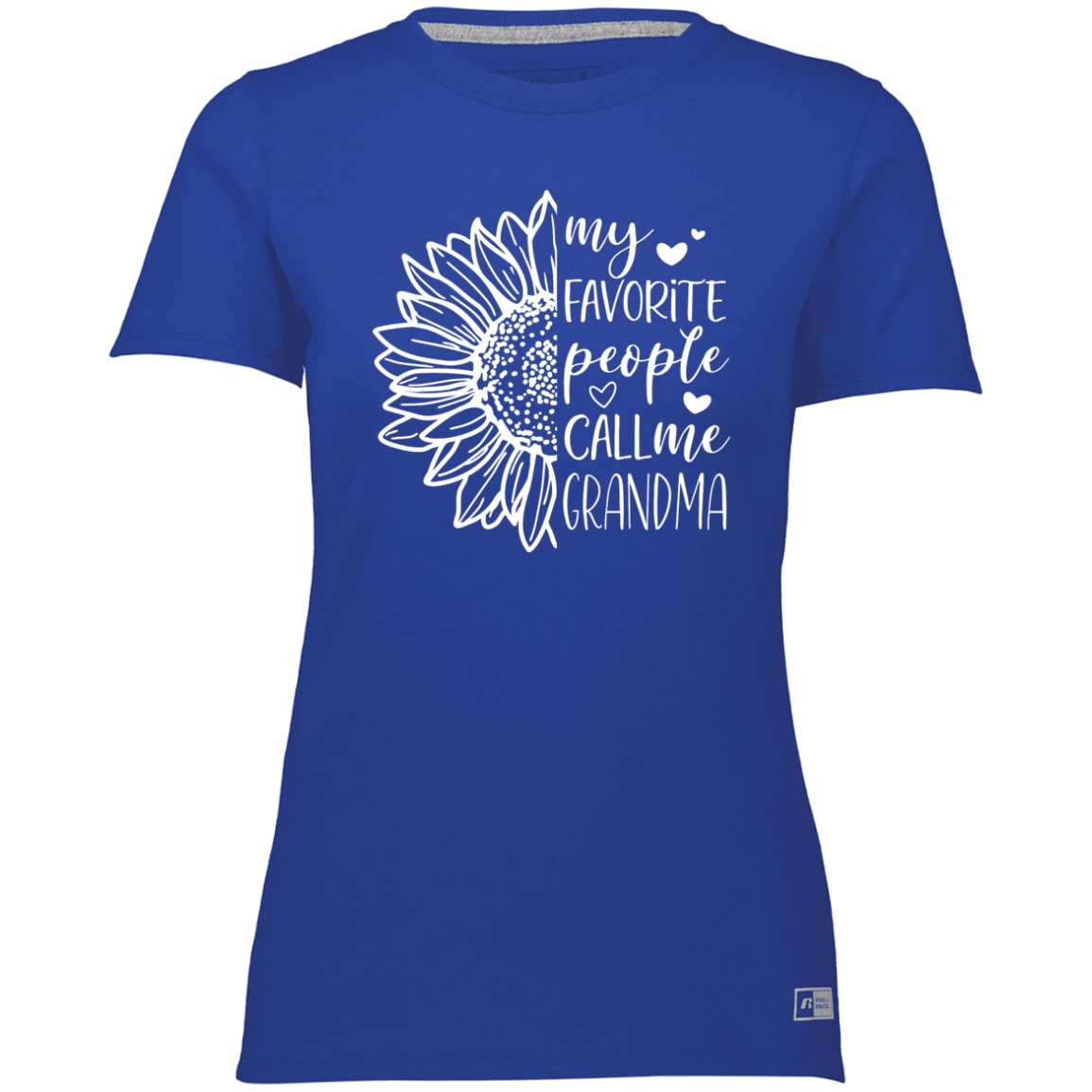 Grandma Tee - My Favorite People Call Me Grandma -  Ladies’ Essential Dri-Power Tee
