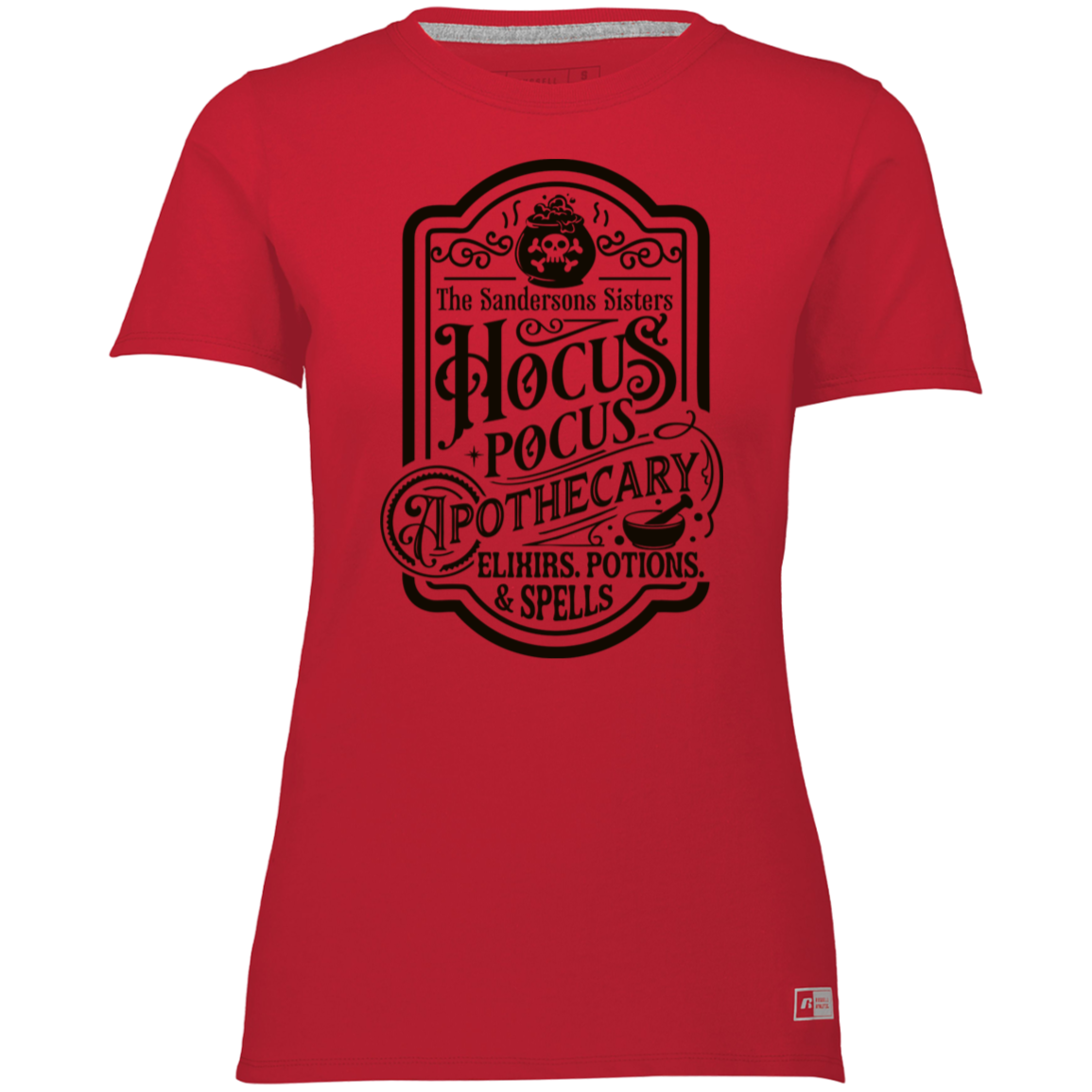 Halloween Hocus Pocus Apothecary Ladies’ Essential Dri-Power Tee