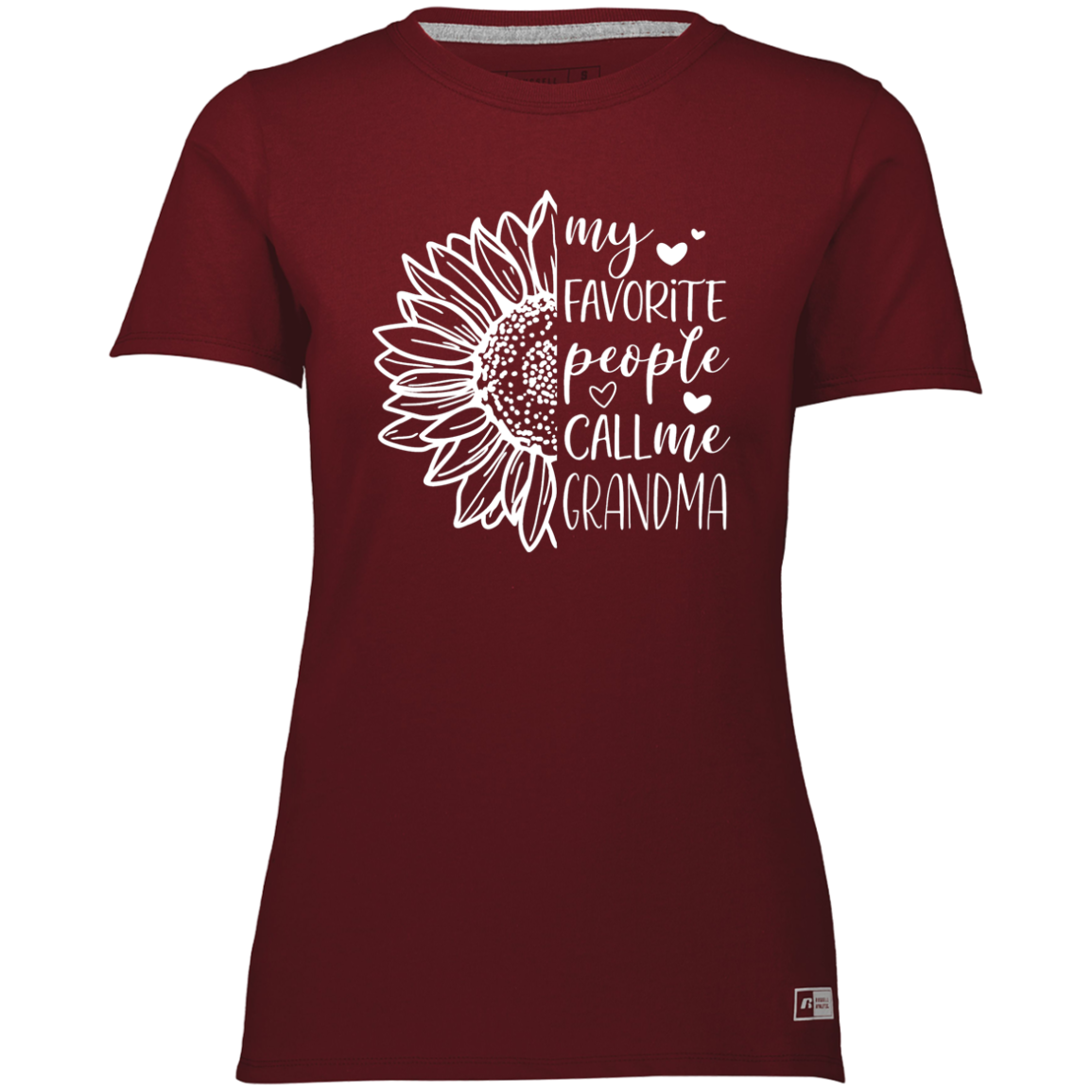 Grandma Tee - My Favorite People Call Me Grandma -  Ladies’ Essential Dri-Power Tee