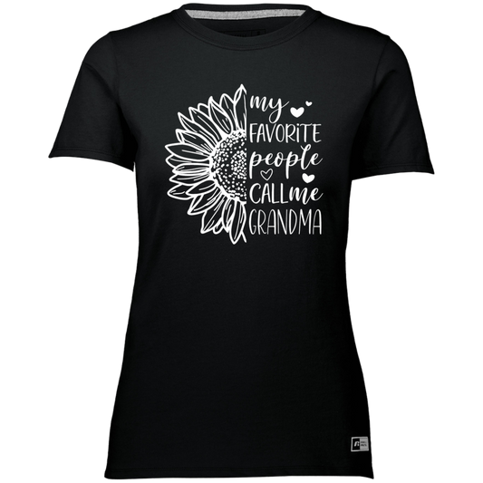 Grandma Tee - My Favorite People Call Me Grandma -  Ladies’ Essential Dri-Power Tee