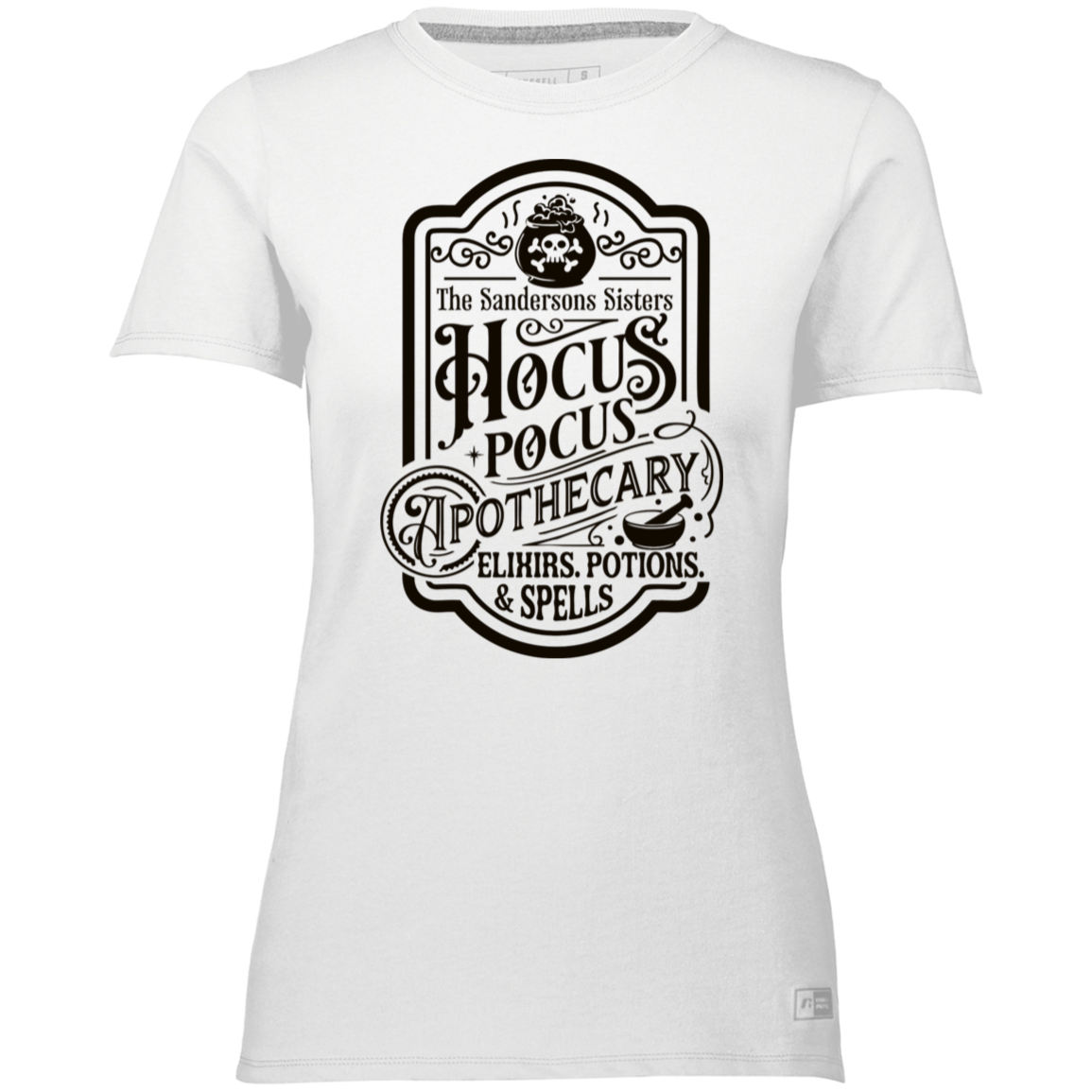 Halloween Hocus Pocus Apothecary Ladies’ Essential Dri-Power Tee